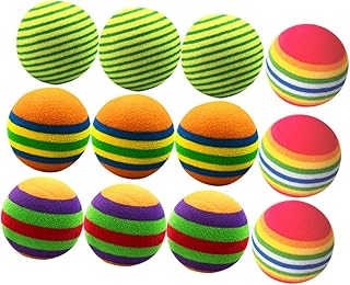 INOOMP 12pcs Mens Golf Indoor Golf Bulk Baseballs Pet Playing Balls Eva Ball Funny Ball Foam Ball Practice Ball Pet Pitching Machine Man Indoor Baseball Balls Training Ball