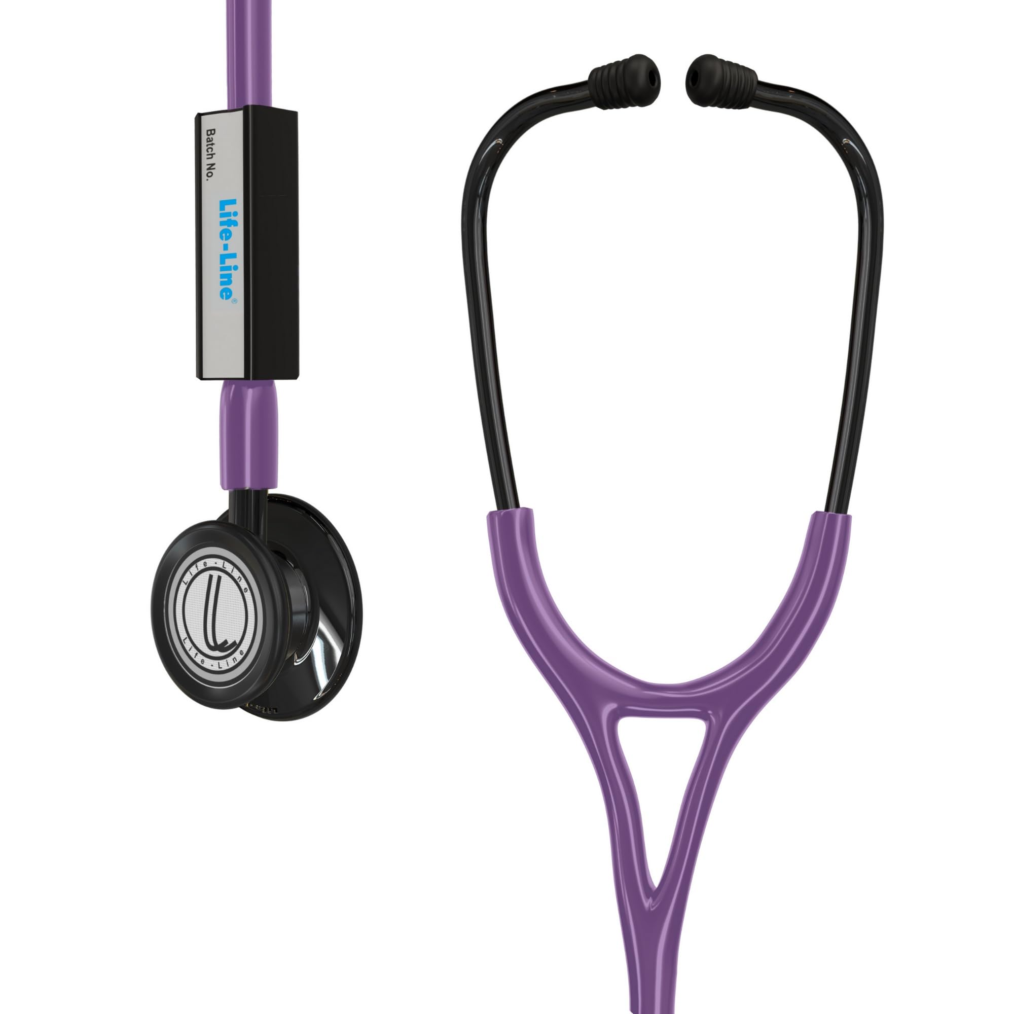 LIFE LINE L3 Titanium Stethoscope (Purple) | Dual Side Diaphragm Chest Piece for Adult and Paediatric | 2-way Tube | Best for Doctors-image-25