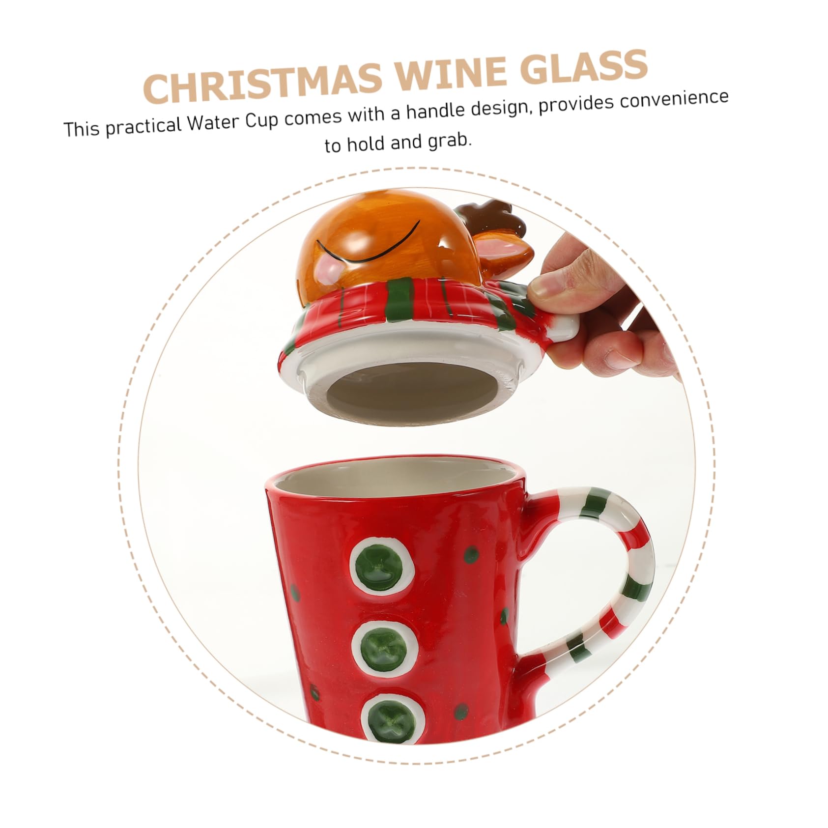 Tasse De Noël En Céramique Avec Motif De Dessin Animé Tasse À Café Décorative Pour La Maison Et Le Bureau
