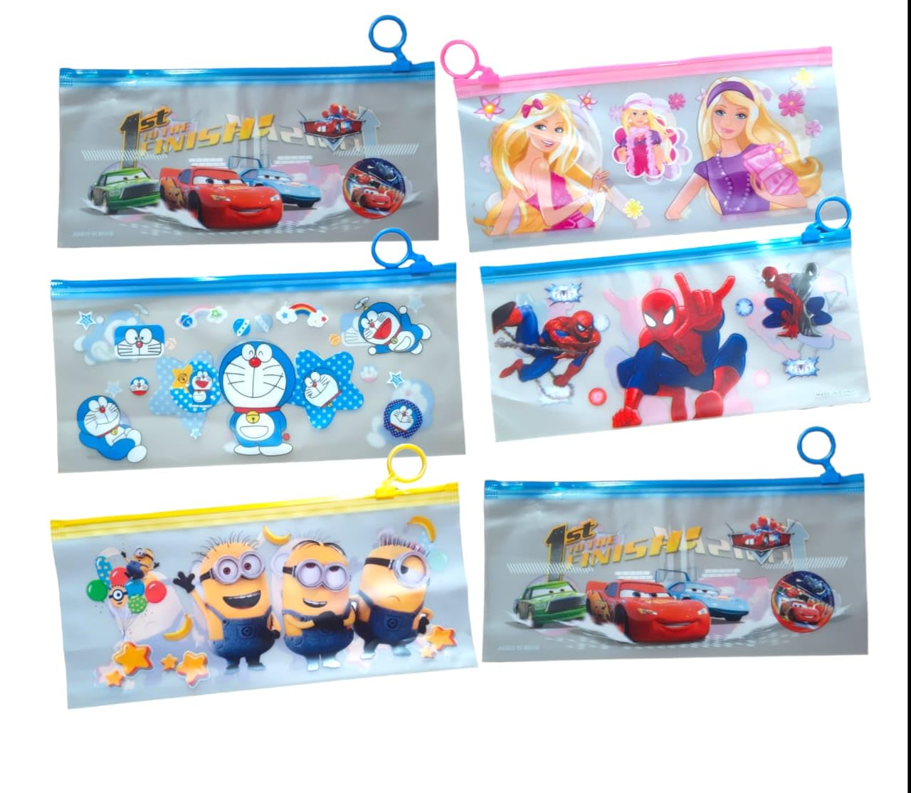 Kids Plastic Pouch Small Size for Birthday Return Gifts- Theme Party with Natraj Scale Pencil Sharpner | Pack of 6 | (B0CLGJX3MP) Amazon Price History, Amazon Price Tracker