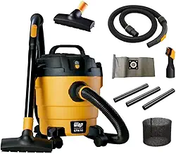 WAP Aspirador de Pó e Água GTW 10, Compacto, 10 Litros, com Mangueira de 1,5 Metros, Filtro Lavável, 140mbar 1400W 220V