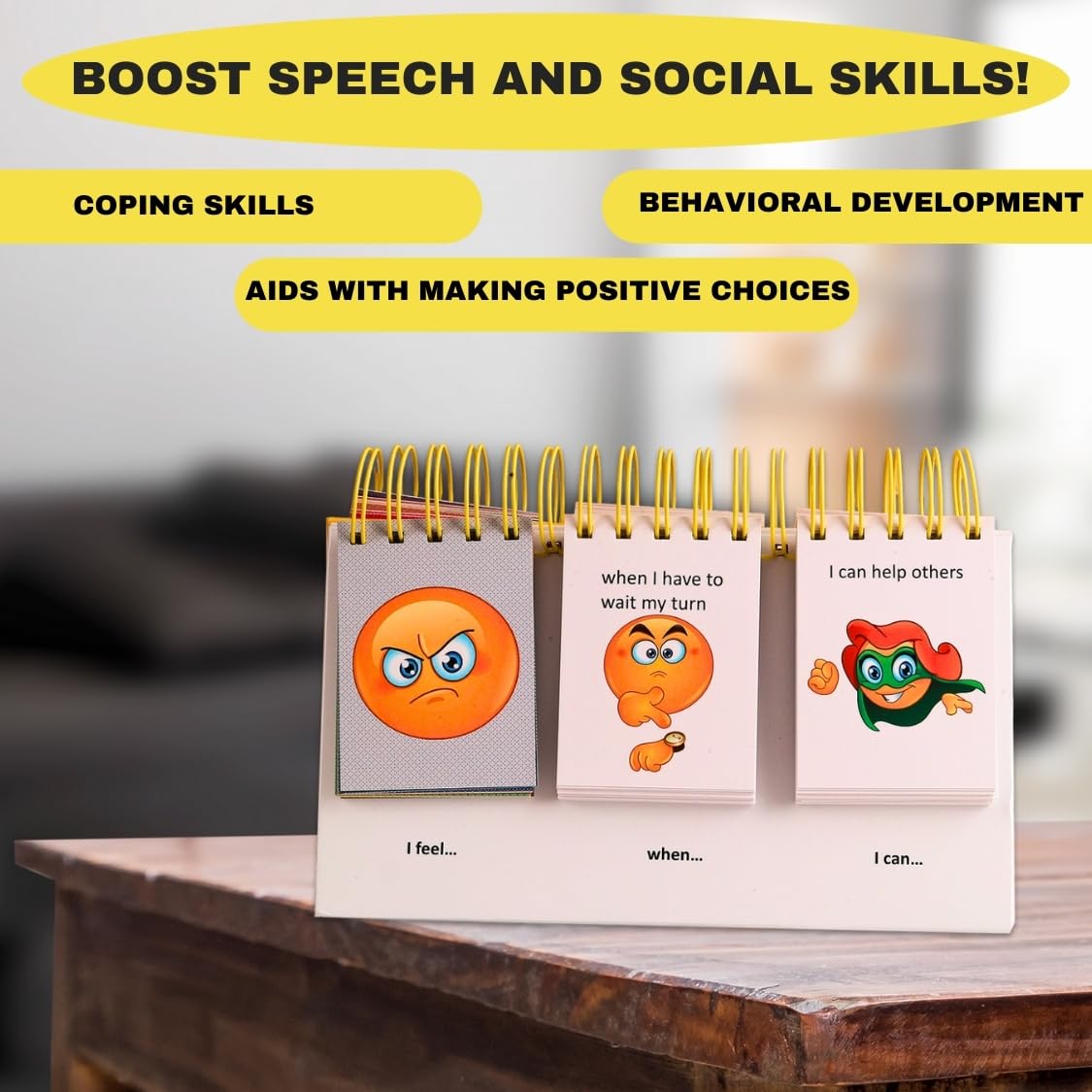 Mad Skillz Sentence Building Cards for Emotional Regulation and Speech Therapy Classroom Must Have to Learn to Read PreK 2nd Grade Phonics Reading Learning Special Education Tool Homeschool Supplies - Image 3