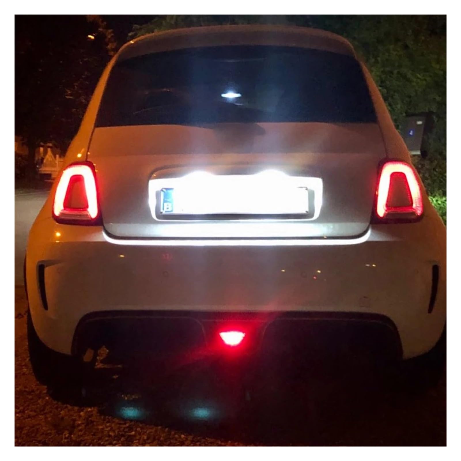 Amazon | 車用ナンバー灯 フィアット アバルト 500 595 695 500C