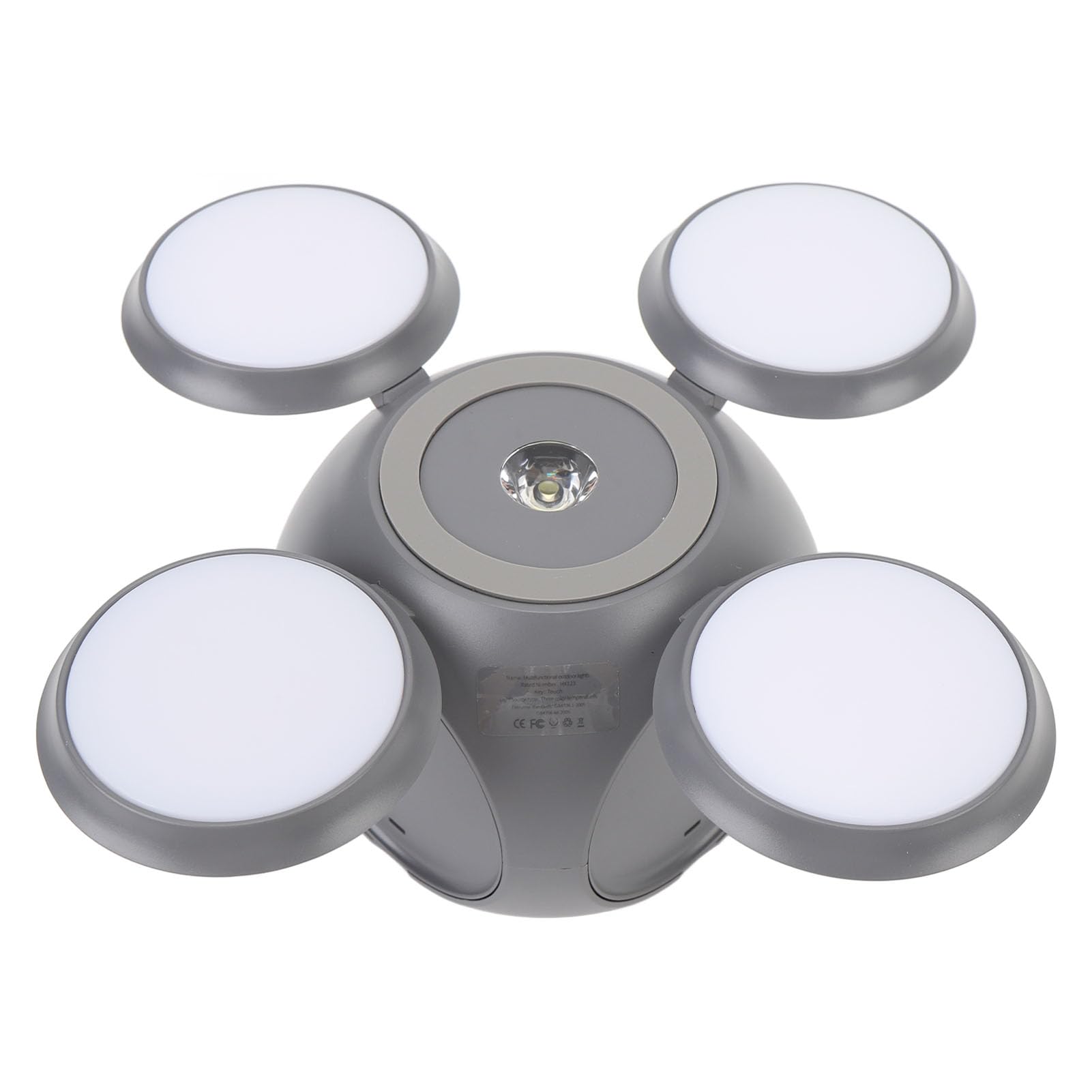 Haofy Lanterna da Campeggio Pieghevole a LED Power Bank da 10000 MAh Luce Bianca Calda per attività All'aperto Ricarica USB