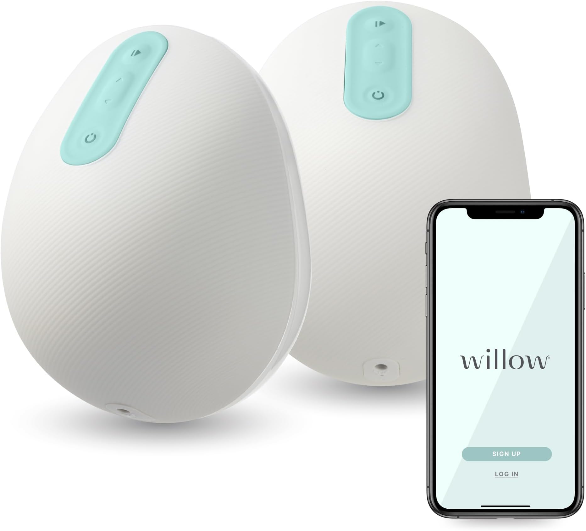 Willow 24 mm. The portable breast pump, White
