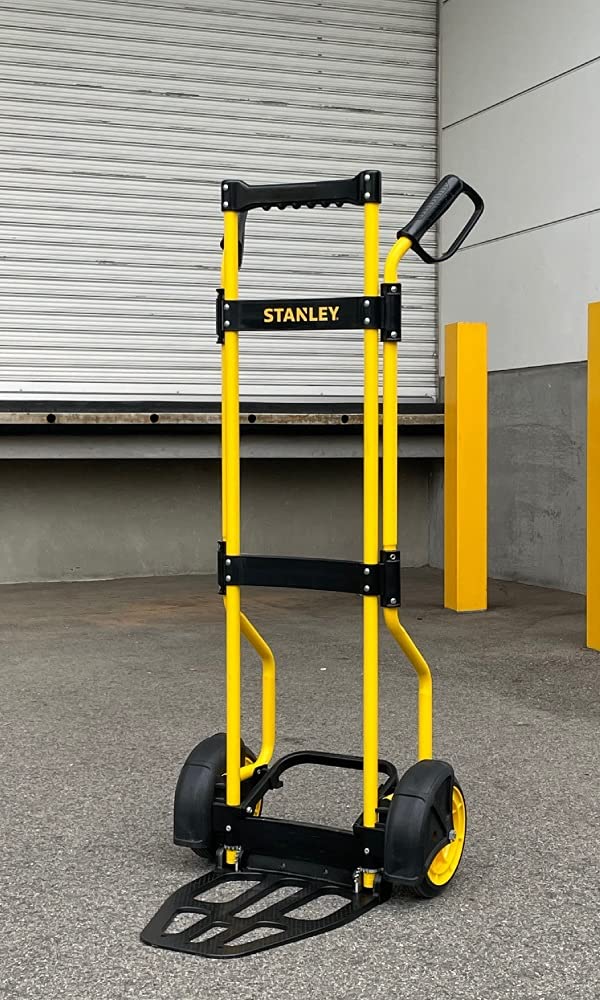 Stanley Wózek na kółkach – 117 x 15,8 x 45 cm – składany – 300 kg – żółty