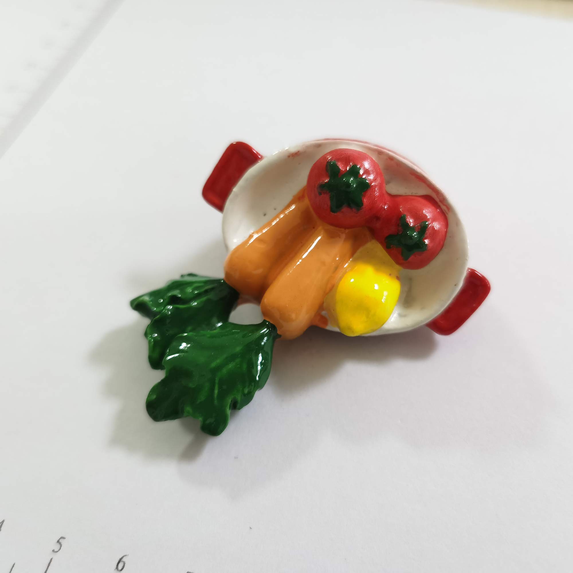 Calamita Frigorifero 3D Torino - Souvenir Viaggio In Resina Dipinta A Mano