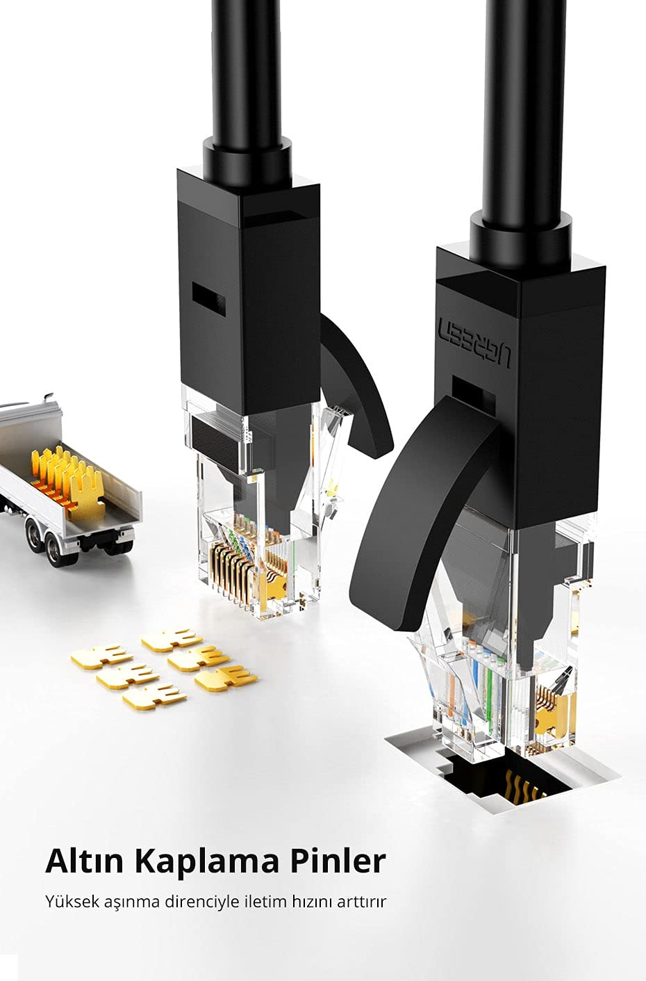 Ugreen USB 2.0 A Male to mini 5 pin male cable 2m black
