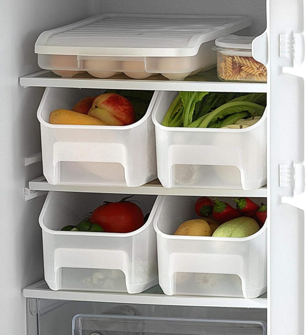 Amazon｜冷蔵庫トレー 冷蔵庫収納 収納ケース 収納ボックス ストッカー