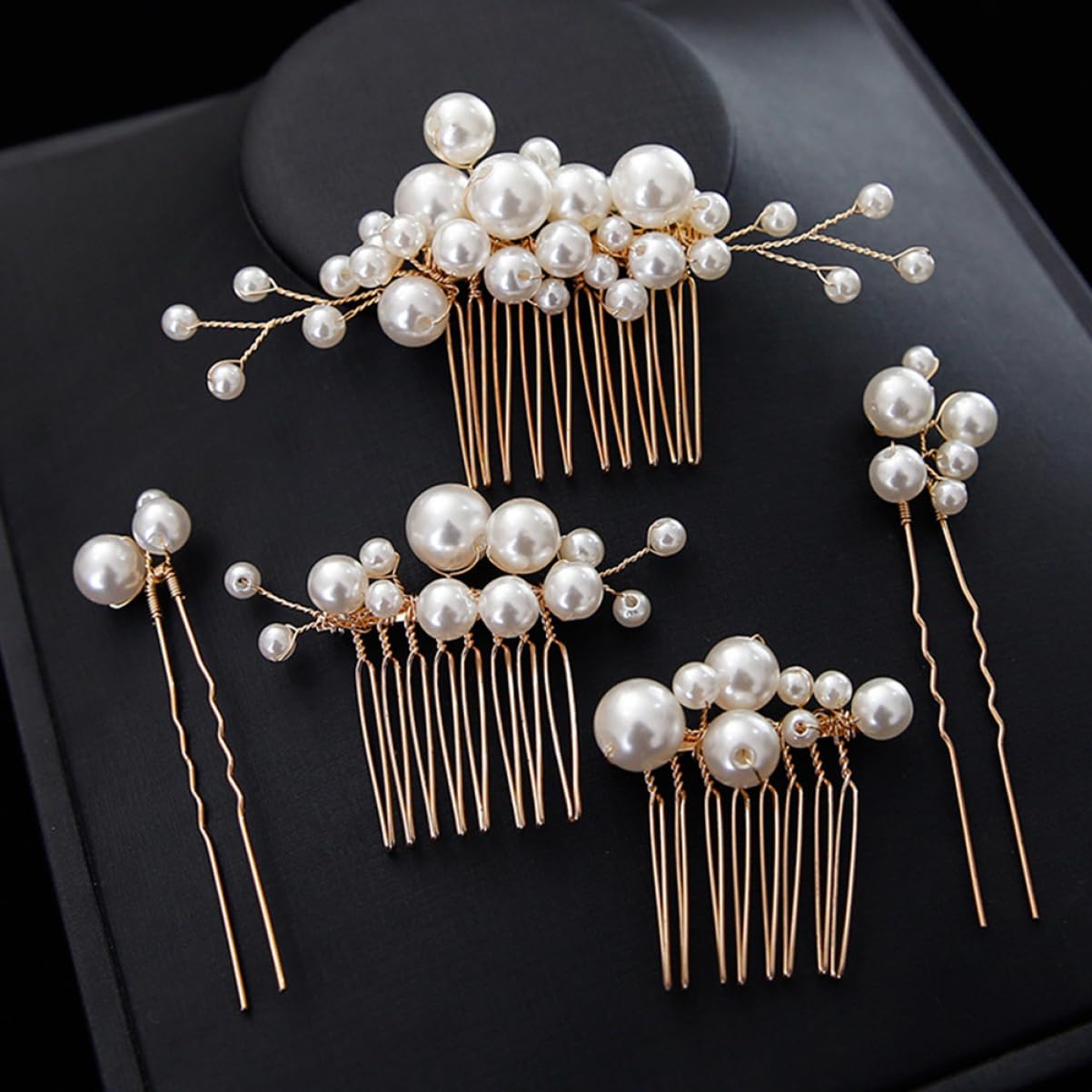 FRCOLOR 25 Stk Perle Braut Haarnadel Haarschmuck Für Damen Perlen Kopfbedeckung Haarschmuck Für Frauen Hochzeit Haarspangen Für Damen Fräulein Zubehör Metall Europäisch Und Amerikanisch