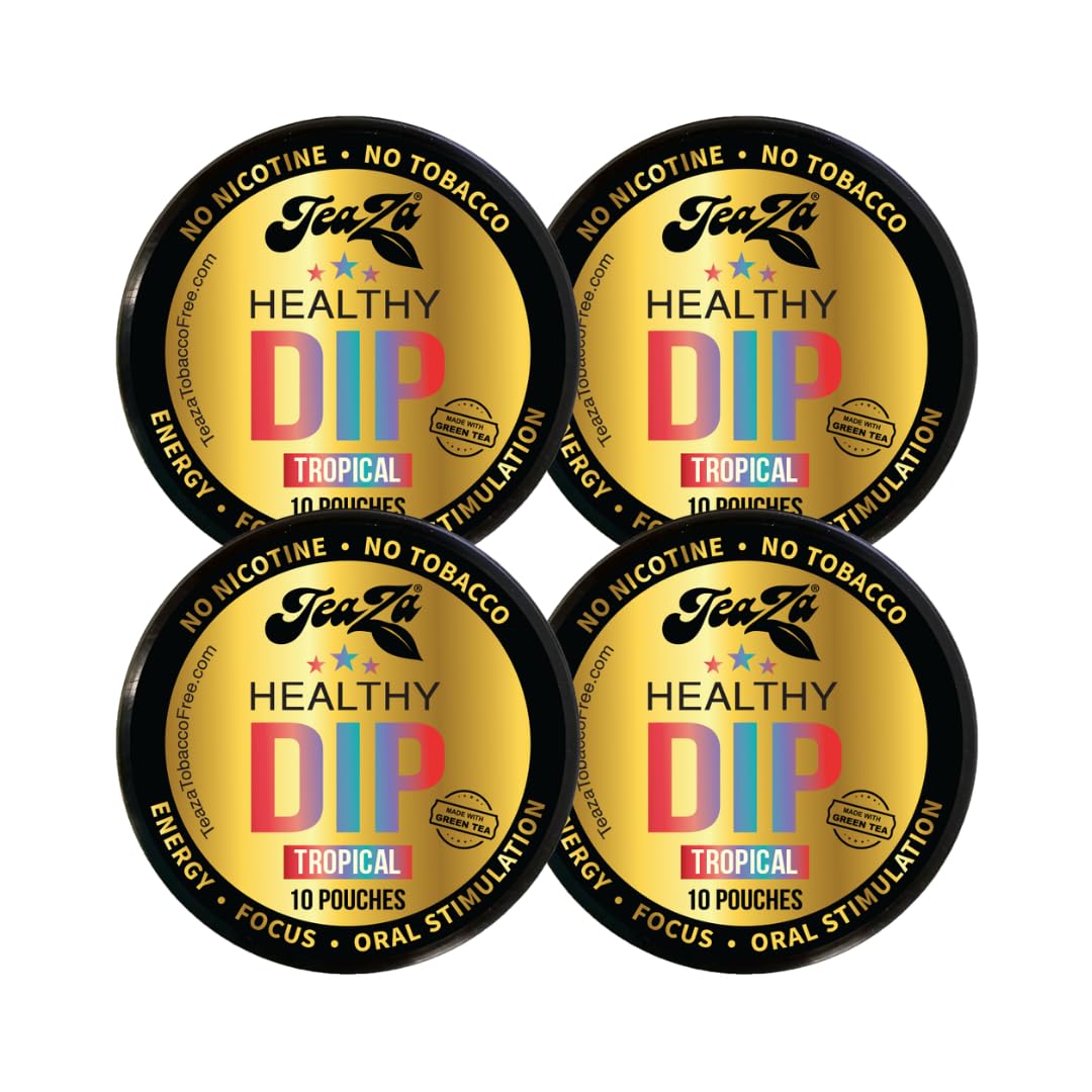 Amazon.com: TeaZA Energy Pouches - Tobacco Free Chew Nicotine Free