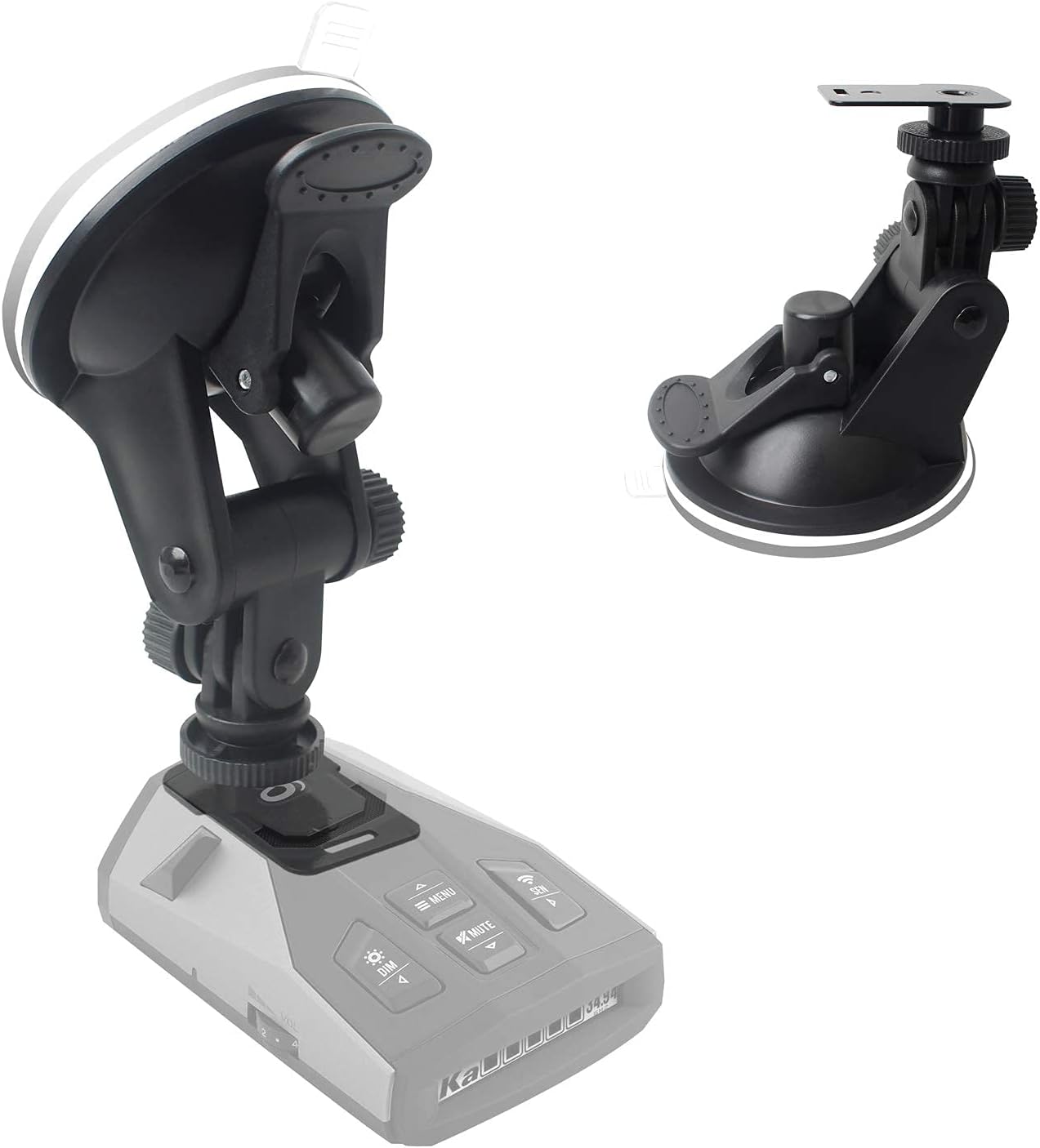 YeeBeny Suction Radar Detector Mount, Windshield & Dashboard Radar Holder Compatible with Cobra Radar Detectors Cobra RAD 450, 8-Band, ESD-6100, ESD-7000, XRS-9300, PRO-9780 and All Recent Models