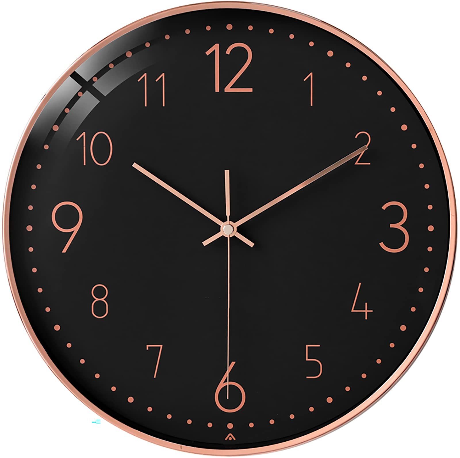 Horloge murale silencieuse sans tic-tac mécanisme fluide Royal Gold