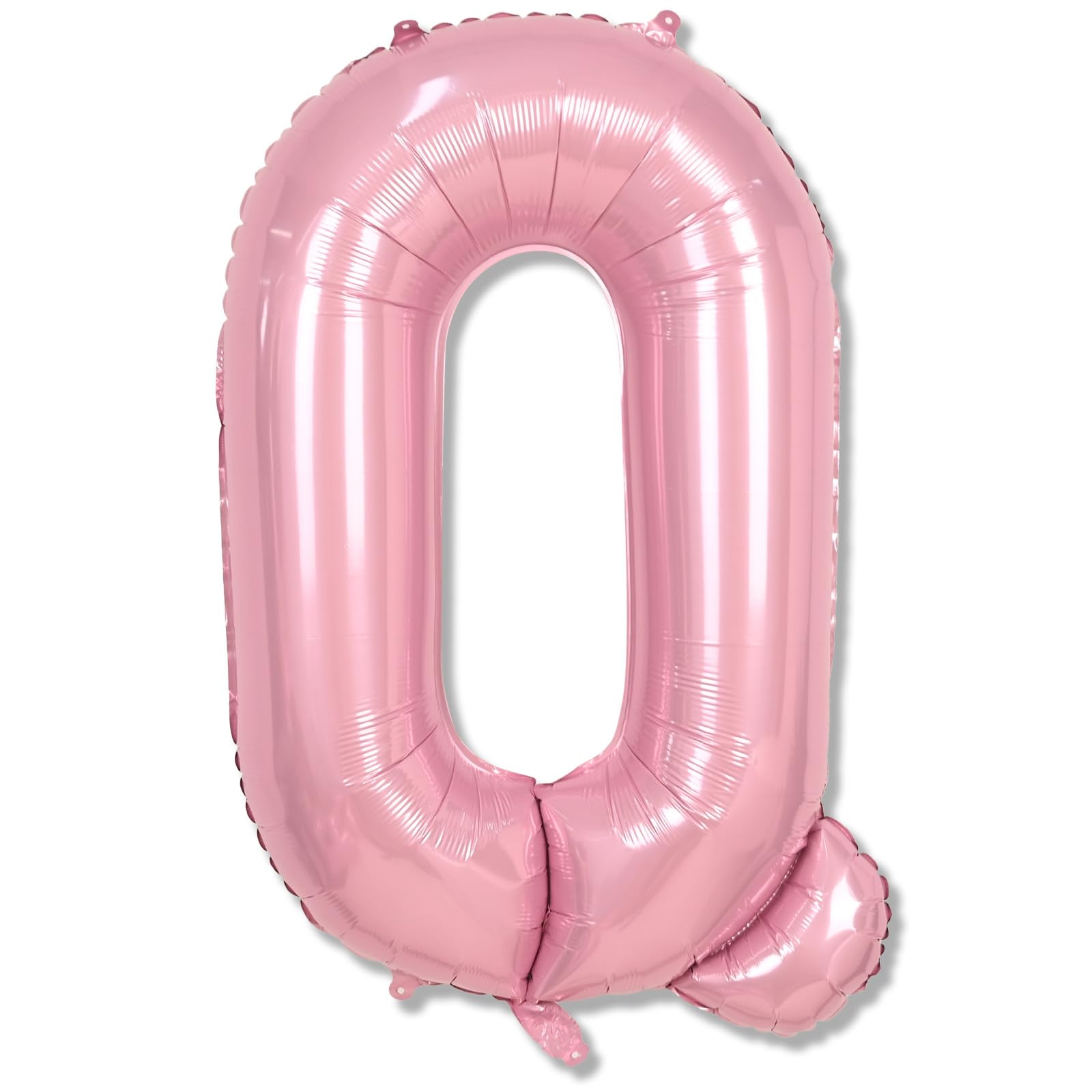 Lingqiang Pastel Pink Letter Q Balloon 40 Inch XXL Helium Alphabet Foil Word Balloons | USA Import for Girl Birthday Party Decoration Supplies - main product image