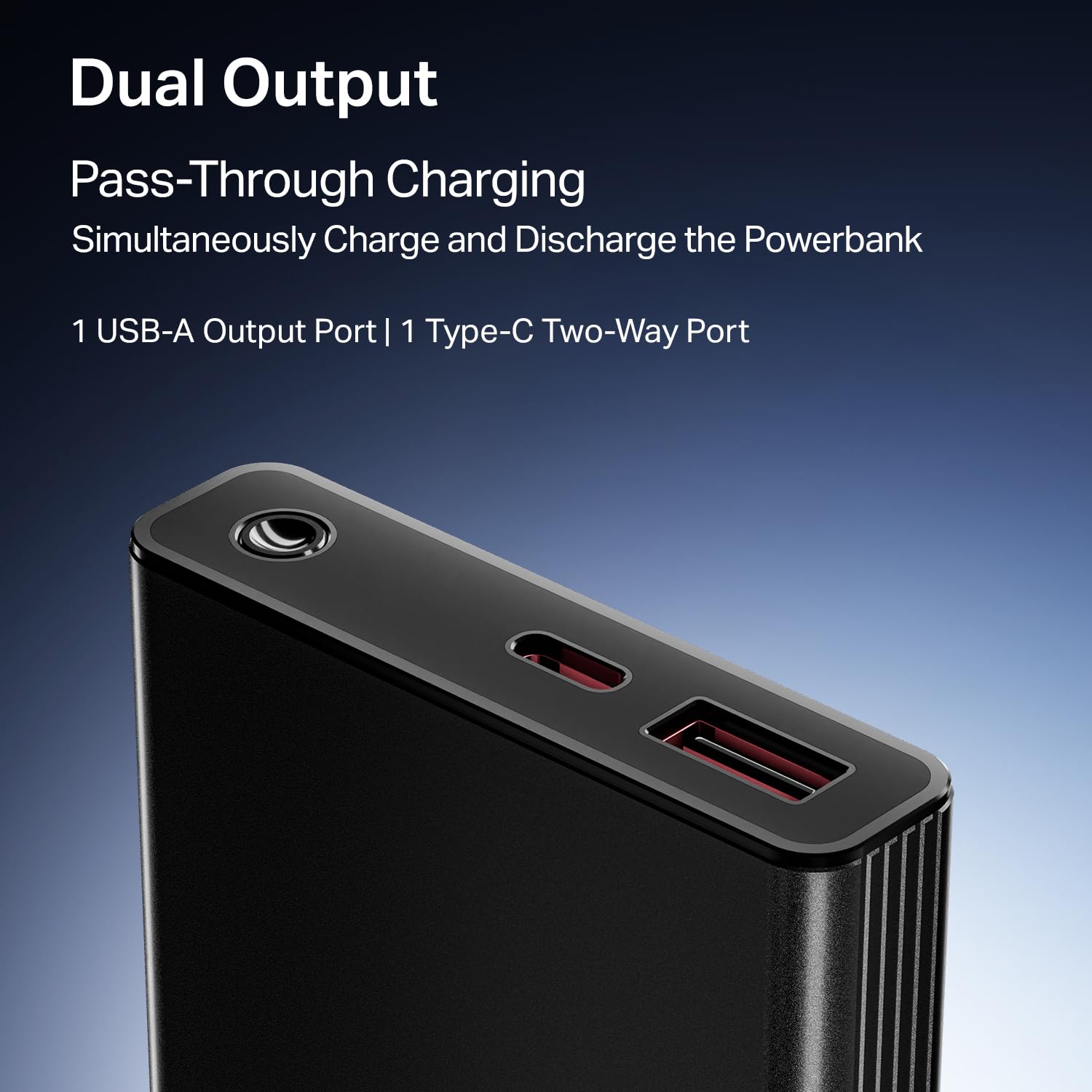 boAt Energyshroom PB300 Pro 10000 mAh 22.5W Pocket Size, Compact Power Bank, Fast Charging (2X Output Ports, Supports Android, iPhone, Tablets, Earbuds, etc.) (Carbon Black) 4