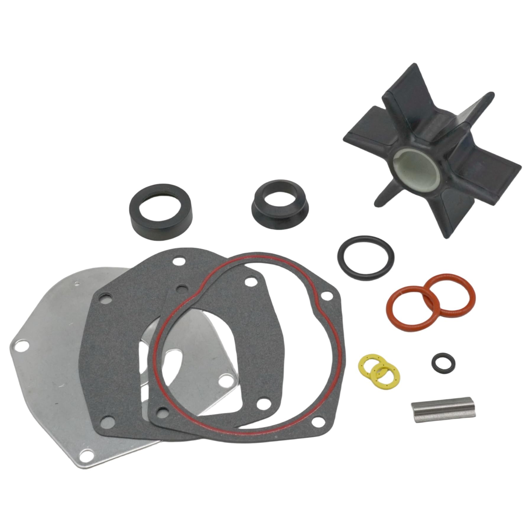 Boat Marine 8M0100526 Water Pump Impeller Kit for MerCruiser Alpha One 1 Gen 2 Stern Drive and Mercury 30-350 HP Outboard Replacement 8M0100526 18-