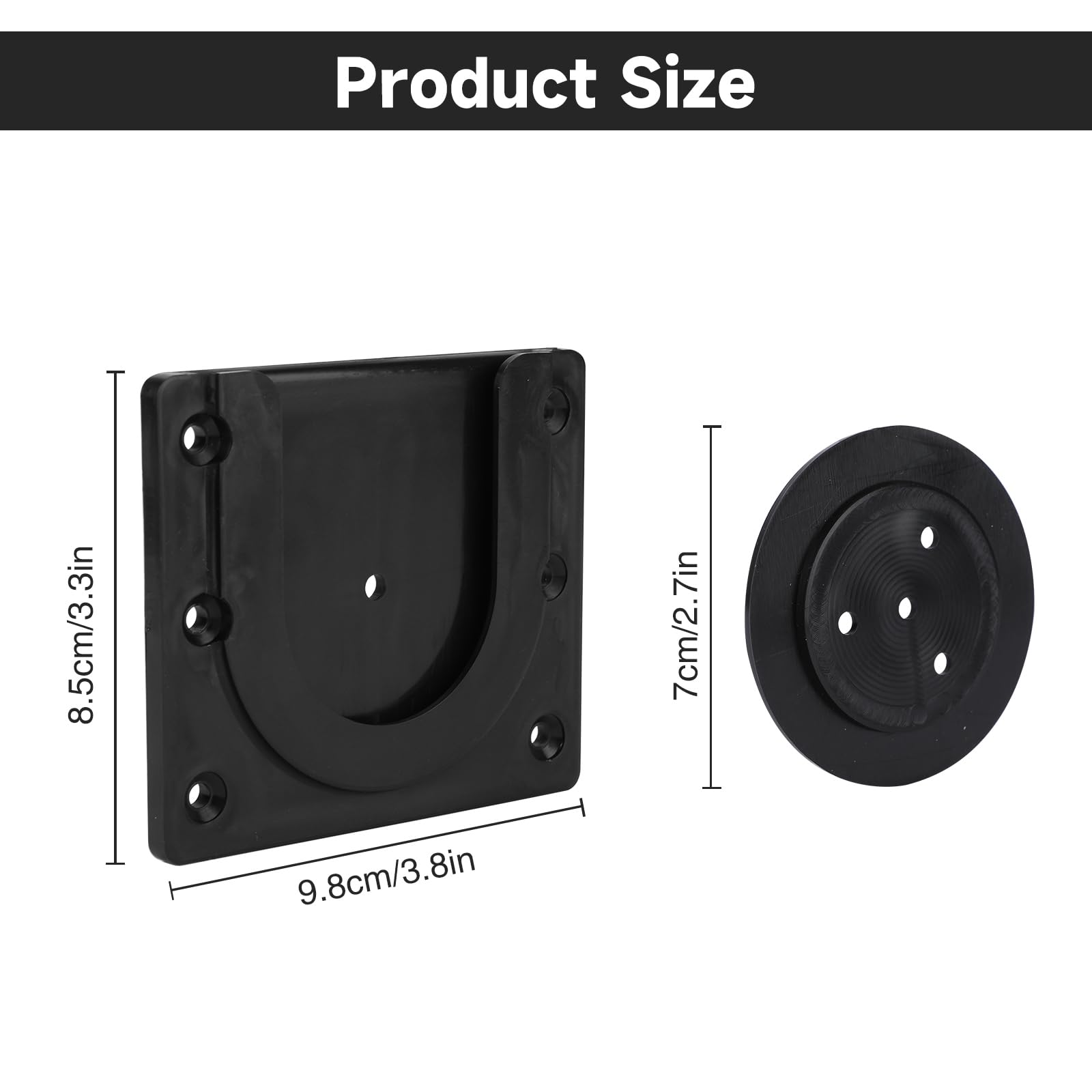 EASONGEE Dartboard Bracket, Dart Board Wall Bracket, Dart Board Wall Mount - Image 3