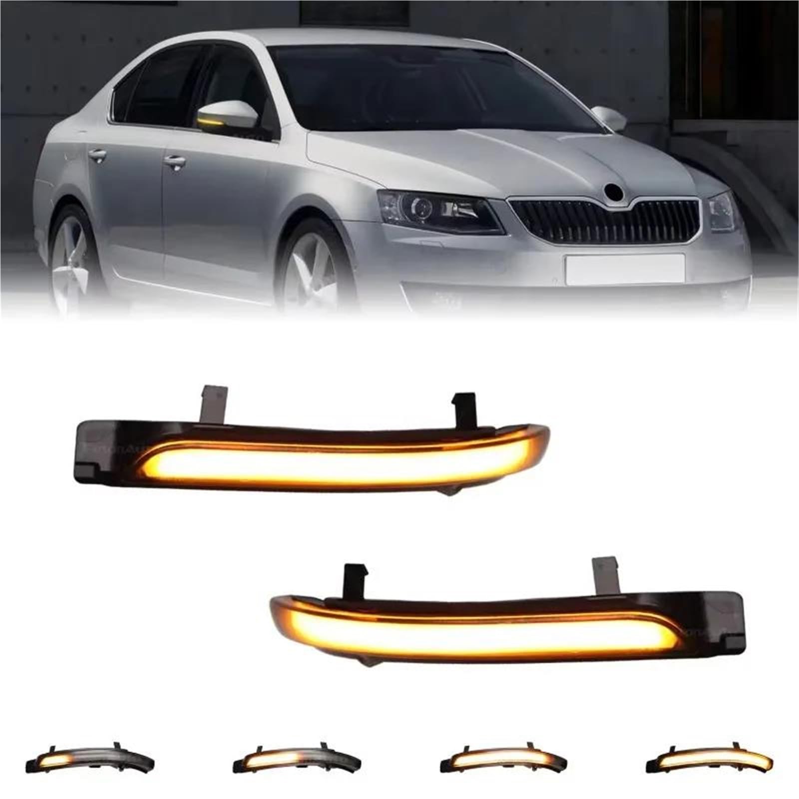 para Skoda para Superb 3T5 Estate 2009-2013 Señal De Giro Dinámica