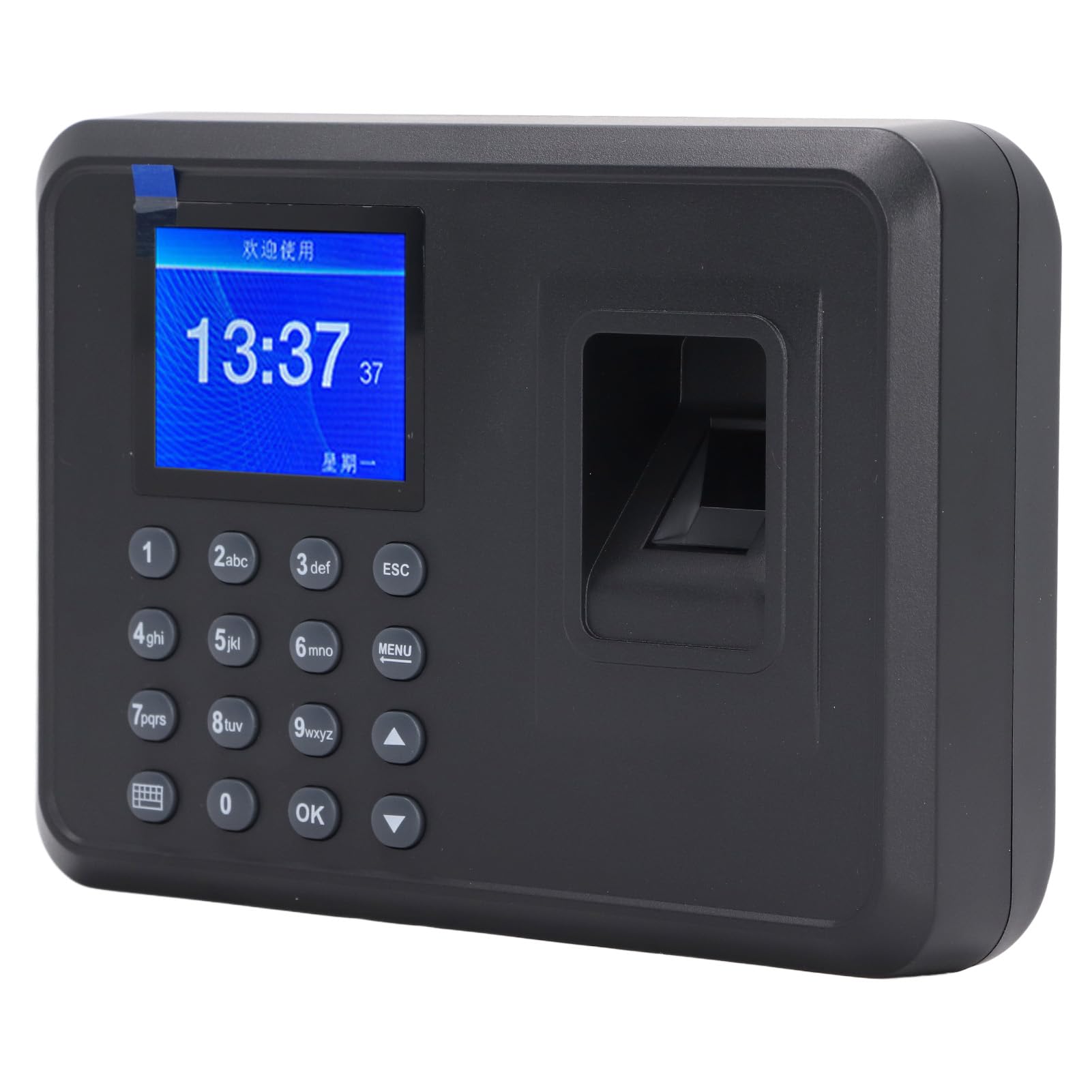 Reloj de Tiempo de Empleado con Huella Digital con contraseña y recordatorio de Voz