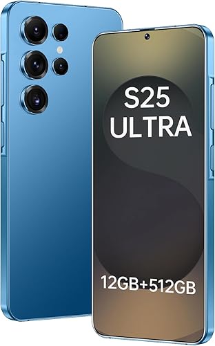 Teléfonos desbloqueados S25 Ultra teléfonos celulares desbloqueados 12 GB+512 GB Pantalla de 7 pulgadas Cámara HD de 48 MP+108 MP Android 14