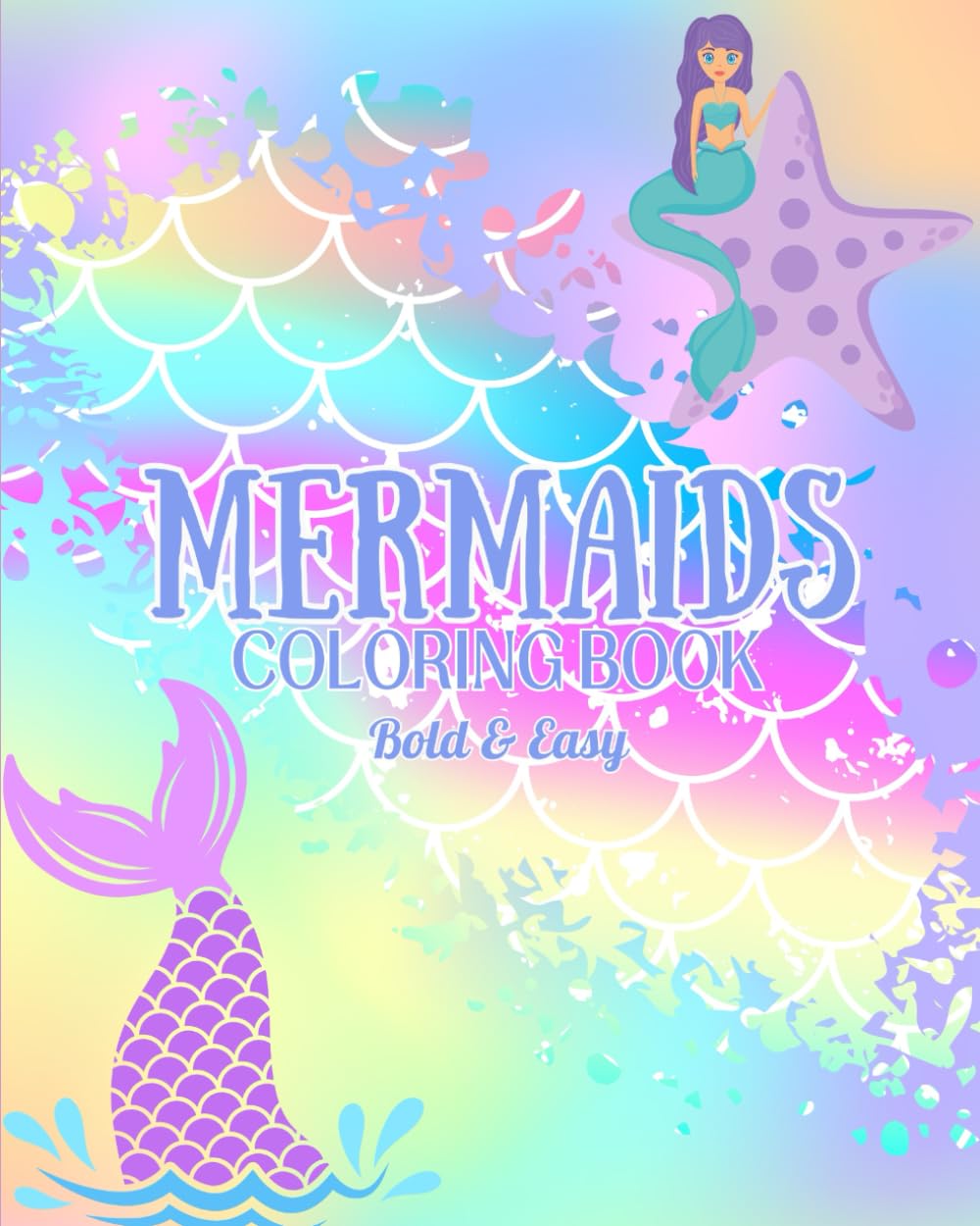 Mermaid Coloring Book: Bold and Easy
