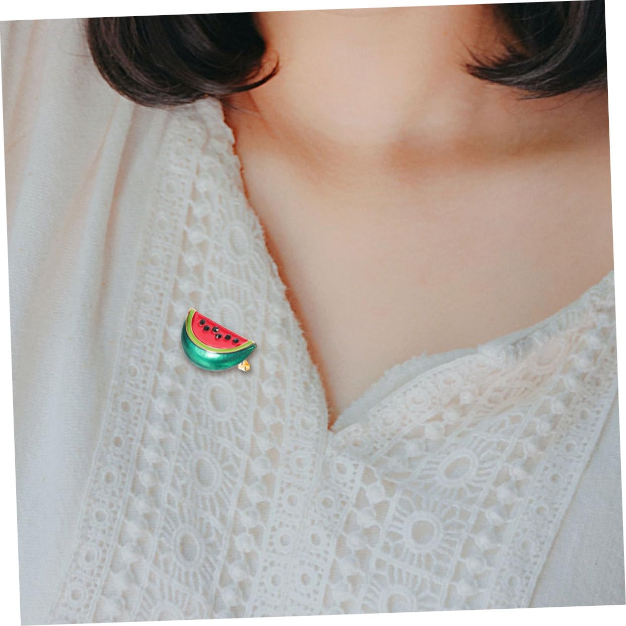 STOBAZA 5 Sätze Teiliges Wassermelonen Broschen Anstecker Kreative Stilvolle Anstecknadeln Für Kleidung Pullover Schals Und Kleider Niedliche Retro Broschen Für Besondere 8 Stück * 5