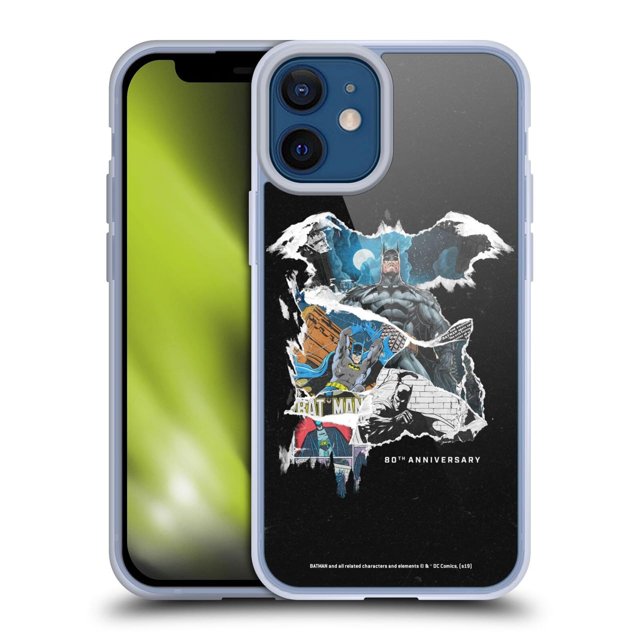 Funda iPhone 12 Mini Batman silicona evita arañazos traseros 7