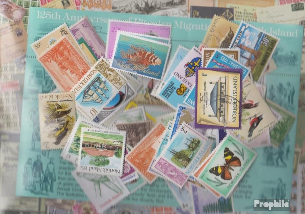 Prophila Collection Norfolk Island Blocco 4 MNH ** – Francobolli 1981 Insediamento, Navigazione Navi, Edizione Completa Per Collezionisti