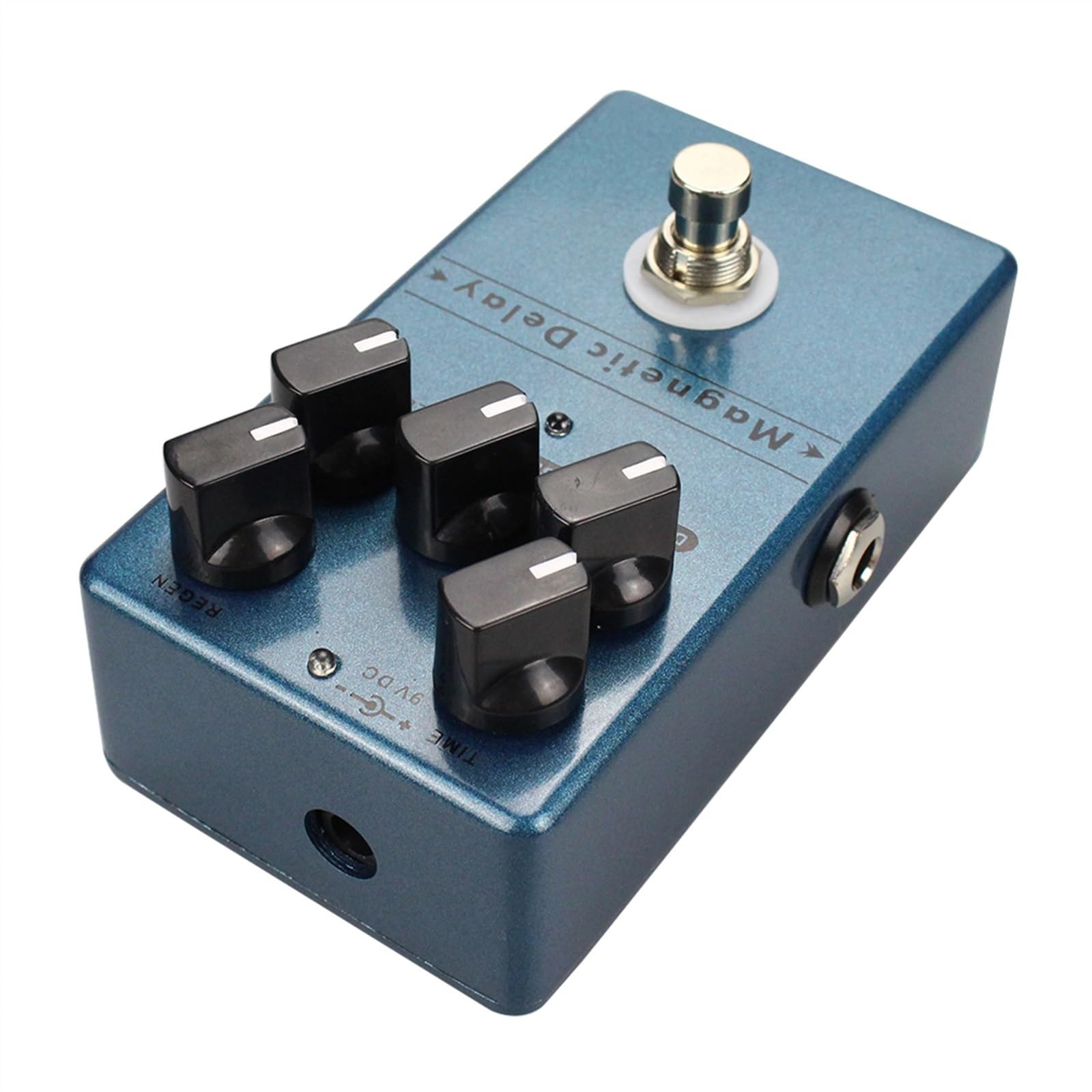 pedal de modulación de guitarra Pedal De Retardo Magnético Efecto De Retardo Modulado Pedal De Efecto De Guitarra True Bypass
