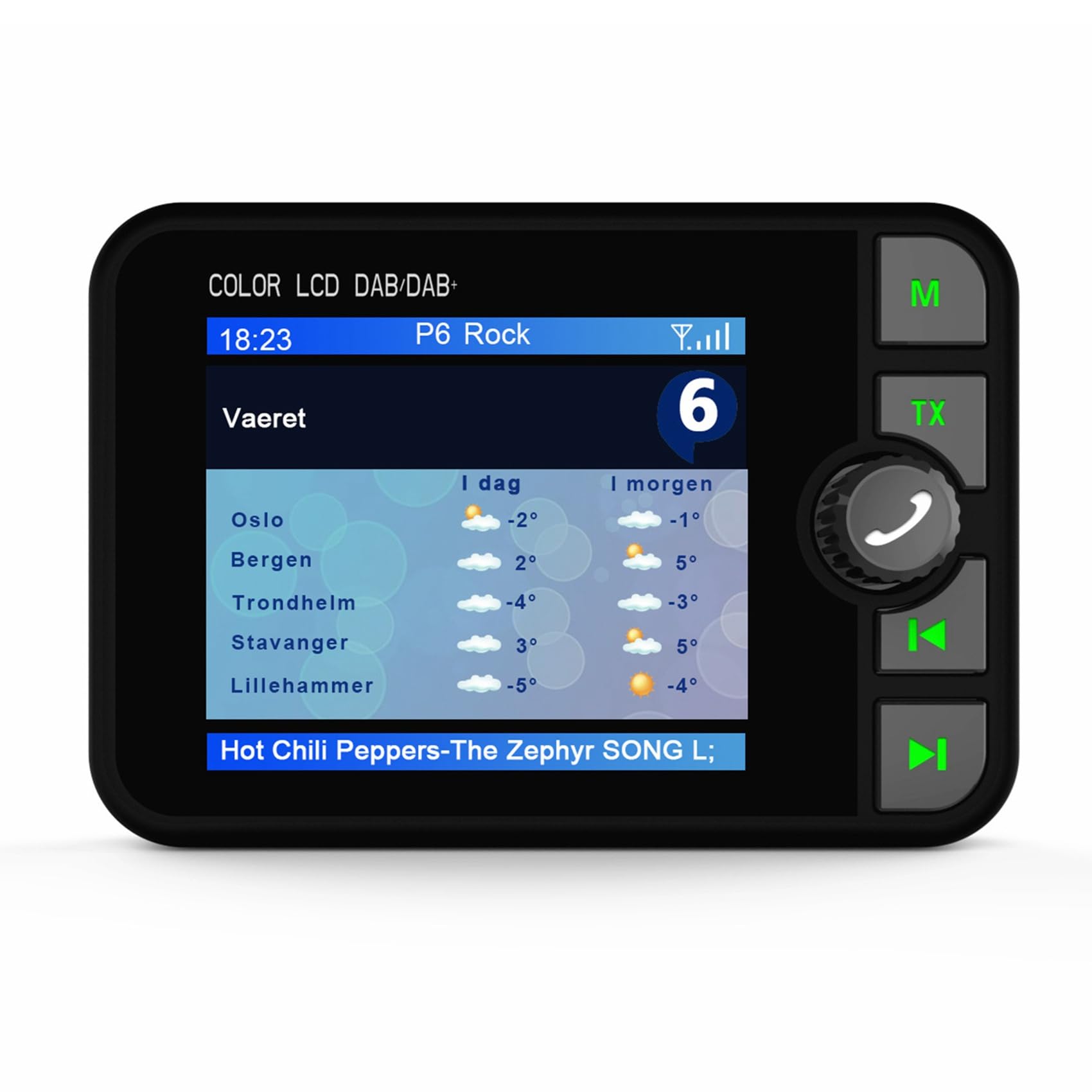 2X Coche / + Receptor Radio Digital Universal Bluetooth Reproductor de Música MP3 Adaptador Transmisión FM con Pantalla LCD