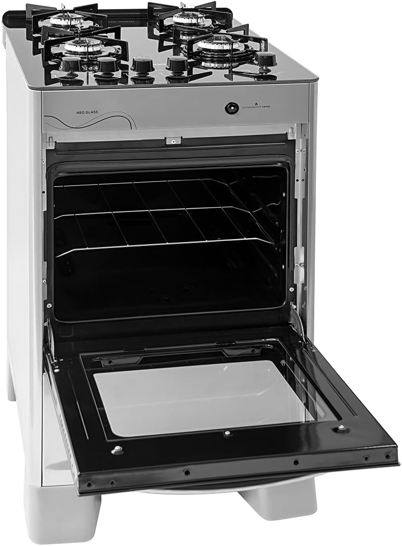 SUGGAR FOGÃO NEO GLASS PRATA MESA DE VIDRO 4 BOCAS TREMPE 6 APOIOS ACENDIMENTO AUTOMÁTICO FGVNG410PRIX SUGGAR FOGÃO NEO GLASS PRATA MESA DE VIDRO 4 BOCAS TREMPE 6 APOIOS ACENDIMENTO AUTOMÁTICO FGVNG410PRIX