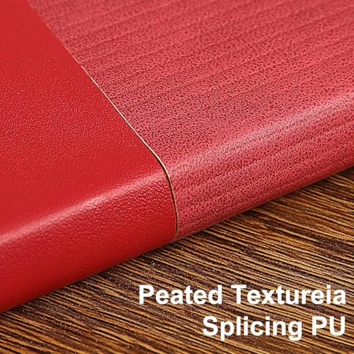 Image of Lined Journal Notebook for Work College Ruled Note Book 5.79 inchx8.27 inch A5 PU Leather Daily Journaling 216 Pages for Women Men Writing Home School Supplies Business (A5 Lined 216pages, 2 Pack-Red /Darkgreen)