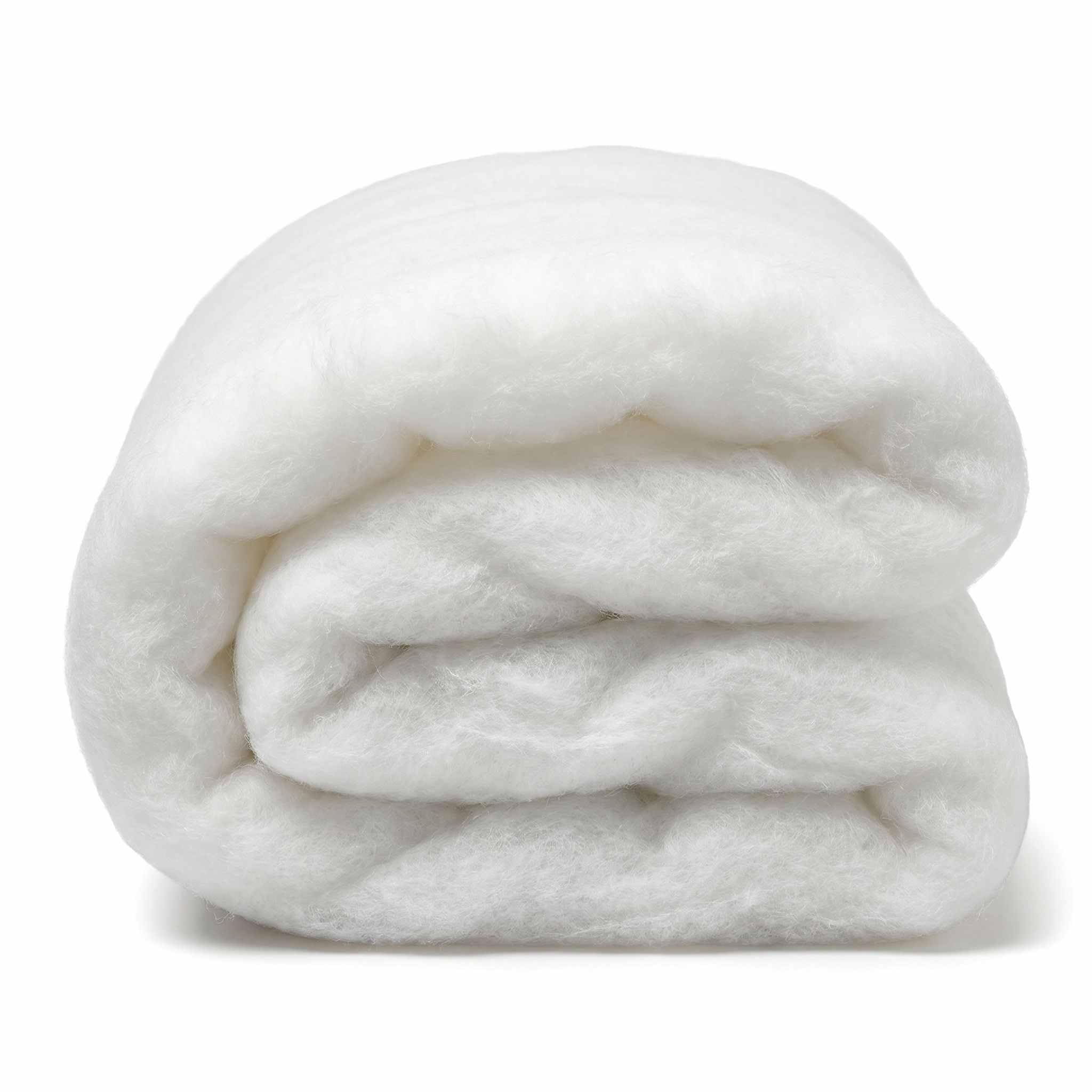 aotuo0608 Fire Retardant Hypoallergenic Polyester Wadding Roll, for Upholstery, Quilting, Sofa Padding, Bedding & Crafts - Snow Blanket & Christmas Village Decorations (68cm x 2m, 200g/mΒ²)