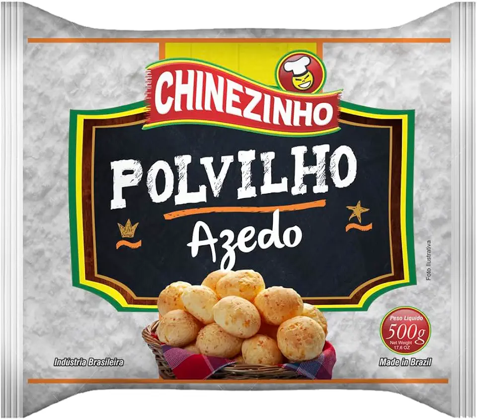 Chinezinho, Polvilho Azedo, 500 Gramas