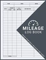 Mileage Log Book: Auto Mileage Tracker To Record And Track Your Daily Mileage For Taxes | Vehicle Mileage Journal for Business or Personal Taxes