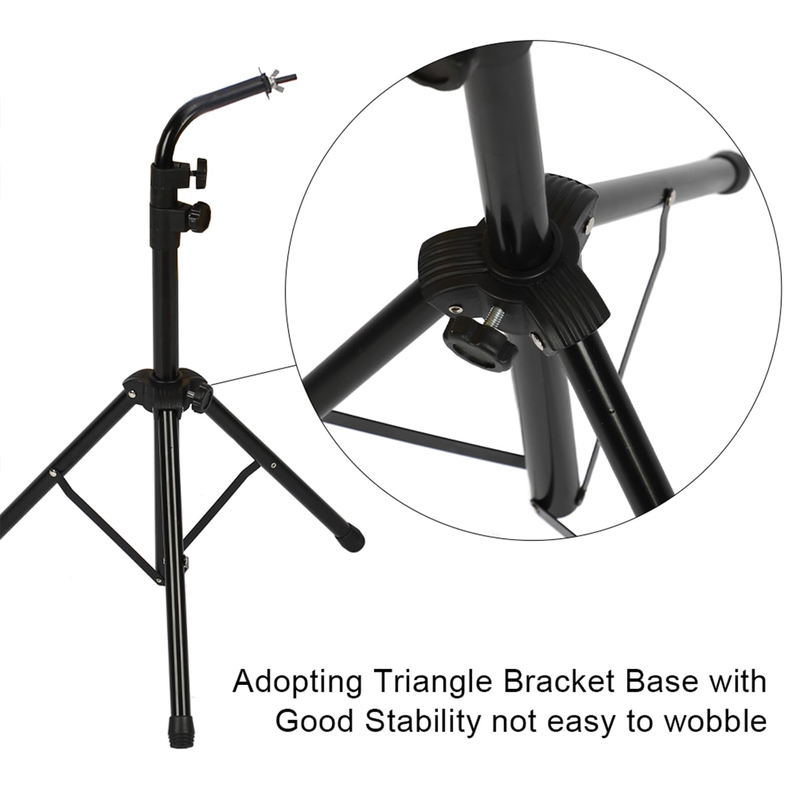 POENVFPO Campana Musicale a 36 Campane, Strumento a Percussione Portatile con Base in Legno, Altezza Regolabile da 2,2 a 5,3 Piedi, Struttura in Alluminio, Prestazioni per Interni Ed Esterni