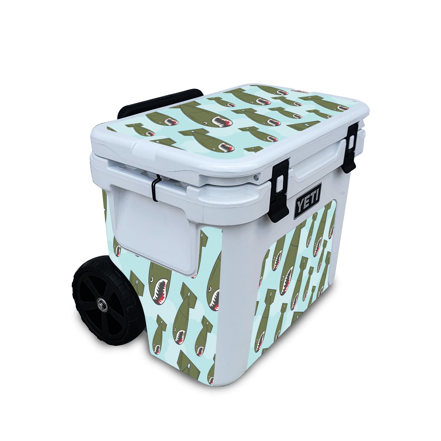 Skin Compatible with Yeti Roadie 32 Wheeled Cooler - Bombs Away - Premium 3M Vinyl Protective Wrap Decal Cover - Easy to Apply | Crafted in The USA by MightySkins