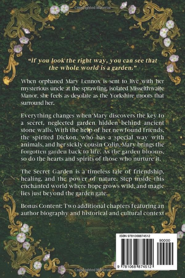 The Secret Garden (Annotated): Original and unabridged edition| Bonus author biography and historical context chapters (Clover Classics) - Image 2