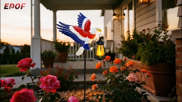 Amazon.com: Solar Lights Outdoor Waterproof Eagle Garden Decor
