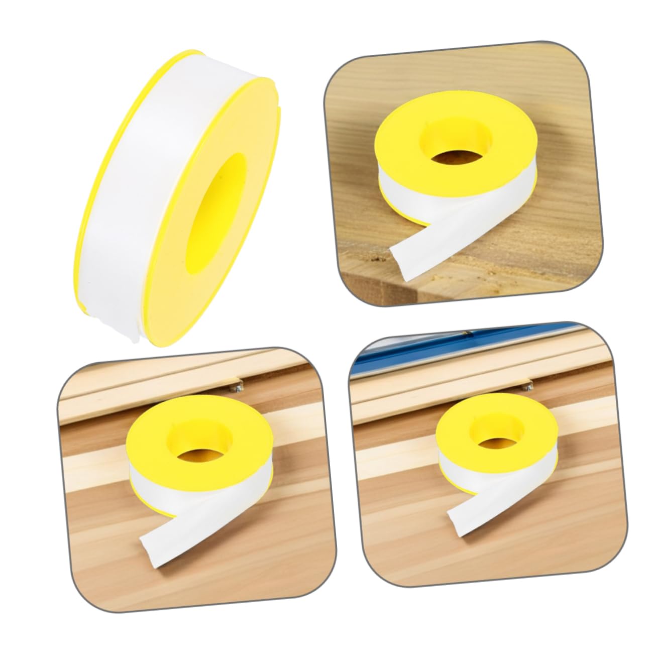 PTFE Plumber's Tape 8 Pack Thick Waterproof Sealant for Pipes