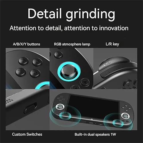 Miniatura 3 de TRIMUI Smart Pro Open Source de mano, Retro Arcade, HD 4.96 pulgadas, 64G 12000+ juegos, sistema Linux de mano con pantalla IPS, soporte para