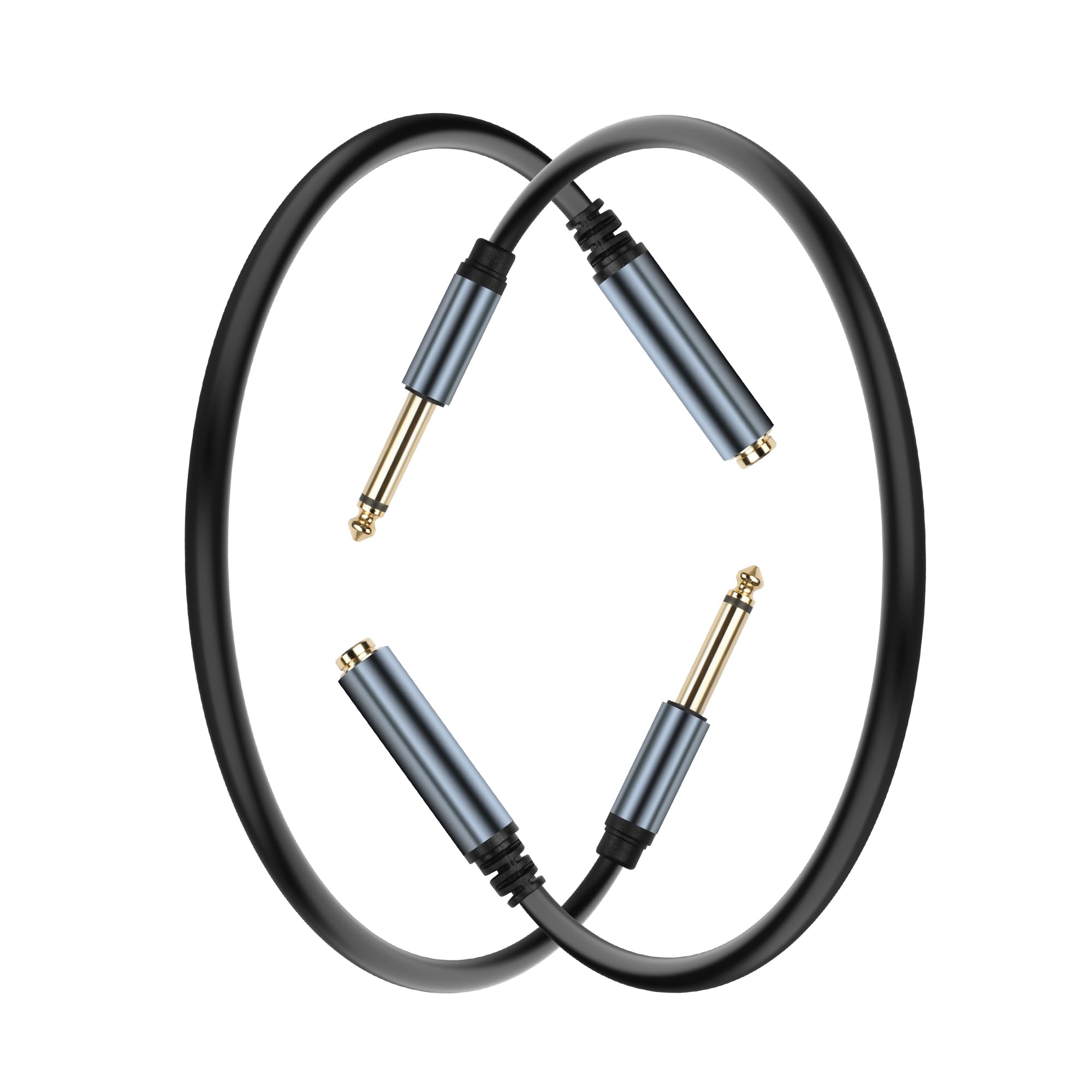 Amazon.com: JSADZKJ 6.35mm Mono Audio Cable 1/4 Inch TS Mono Male