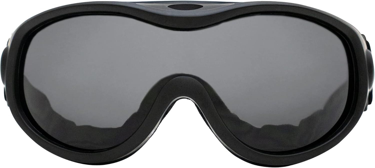 Global Vision All Star Anti-Fog Foam Padded Motorcycle Riding Goggles with Smoke Lens for Men or Women - Image 2