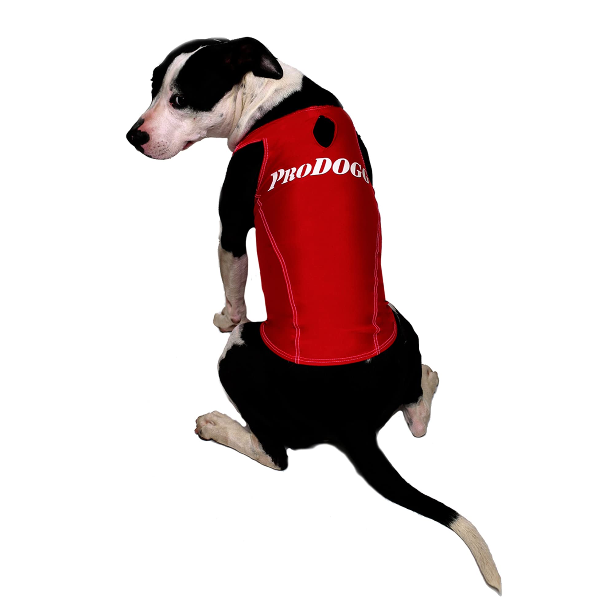 ProDOGG Unisex Sleeveless Compression Calming & Anti-Anxiety Shirt Red XL One Size