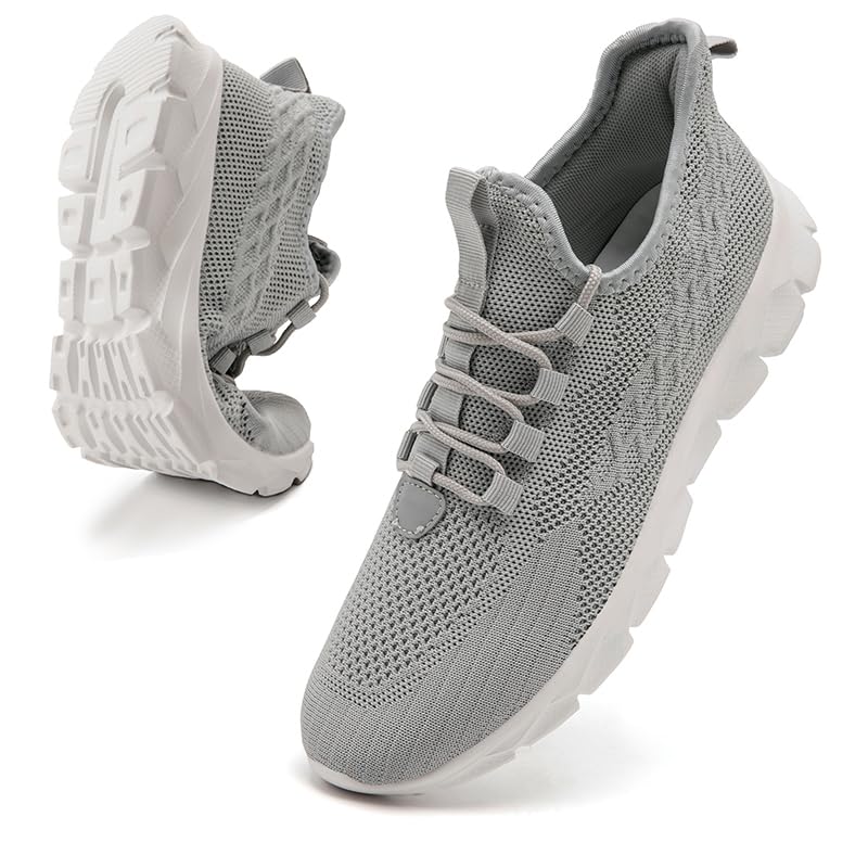 Image of Sneakers for Men Running Shoes Lightweight Tennis Walking Athletic Gym Workout Casual Summer Slip on Slippers