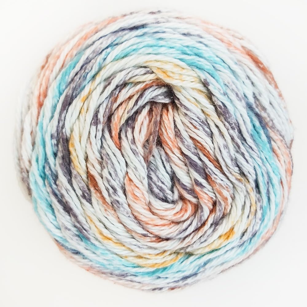 James C Brett Cotton Waves Double Knitting 100% Cotton (WV06 Beach Days, 1 Ball) — image 1