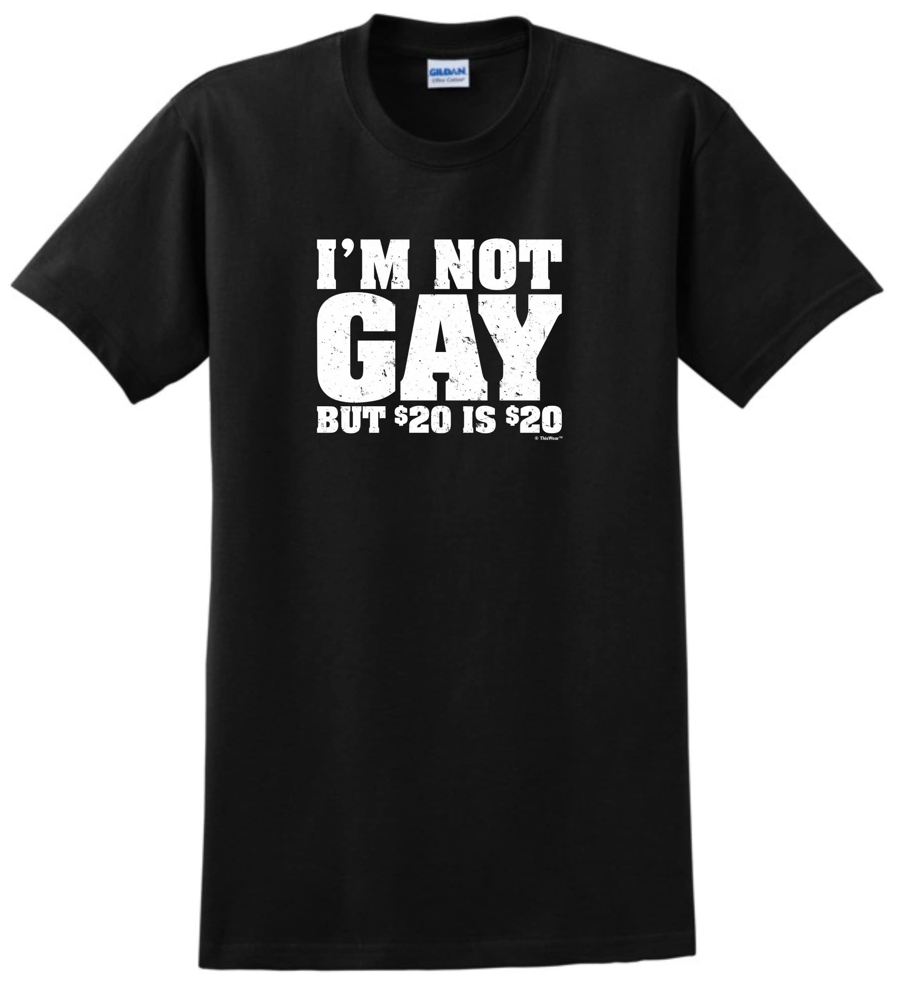 I'm Not Gay But 20 is 20 Unisex Short Sleeve T-Shirt
