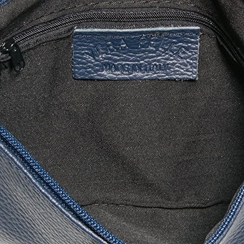 FIRENZE ARTEGIANI Dames echt lederen schoudertas. Dollaro Finish lederen handtas Soft Touch Made in Italy VERA ITALIAN… - Image 7