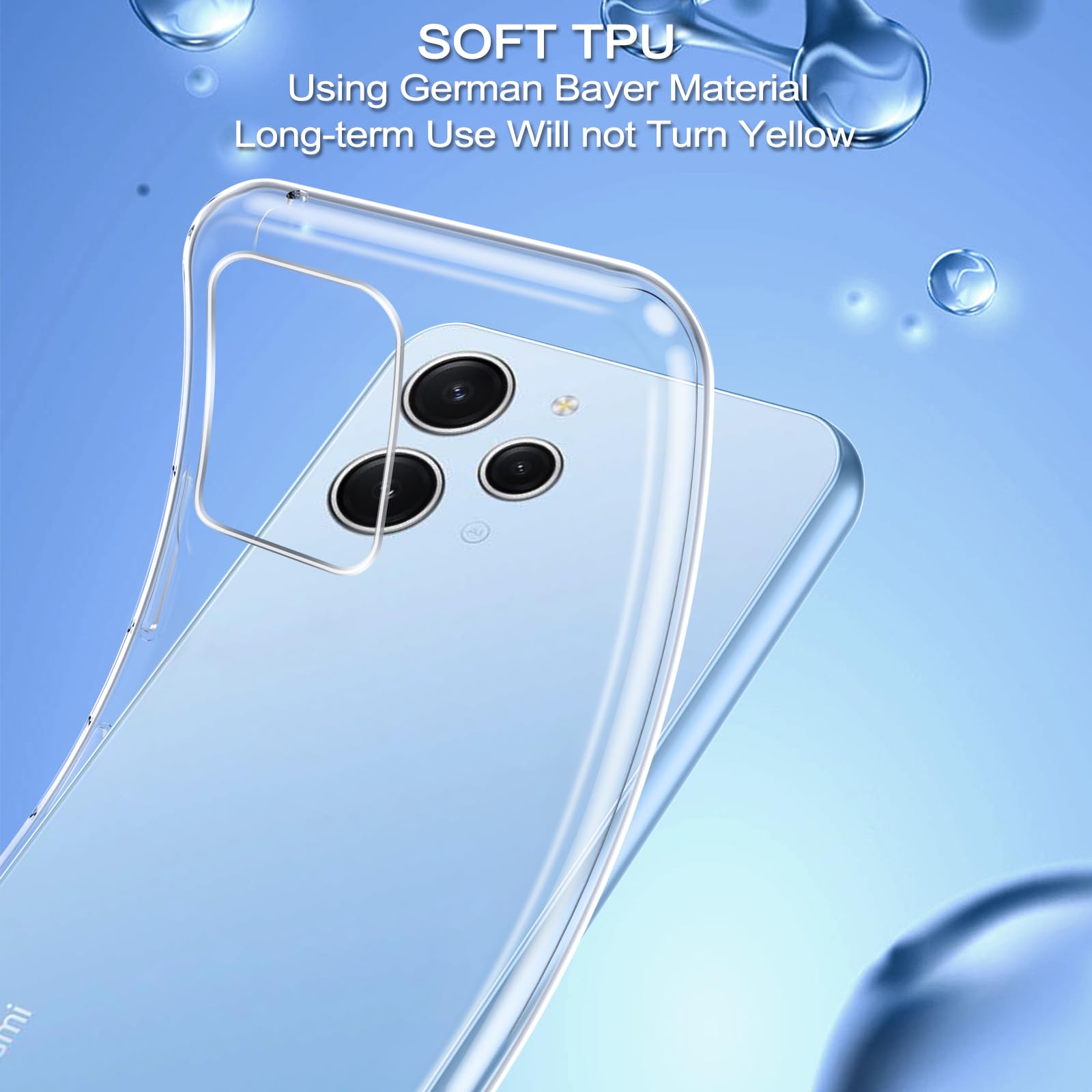 Cover Silicone Trasparente per Xiaomi Redmi 12 - La Casa de las