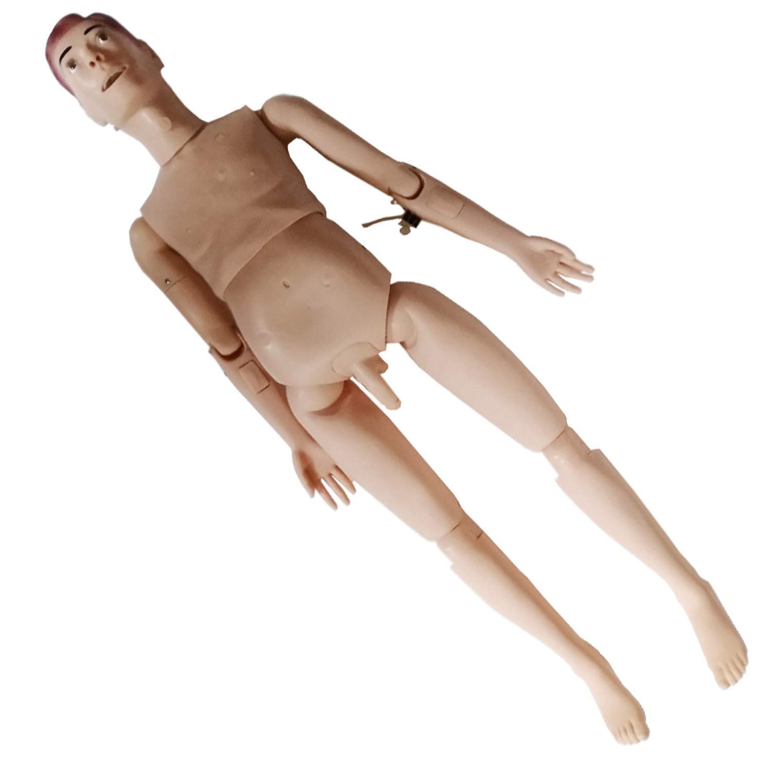 INTBUYINGEducation Teaching Model Demonstration Manikin Patient Care Human Manikin Man Nursing Training Model Manikin Model Education Teaching Supplies Life Size